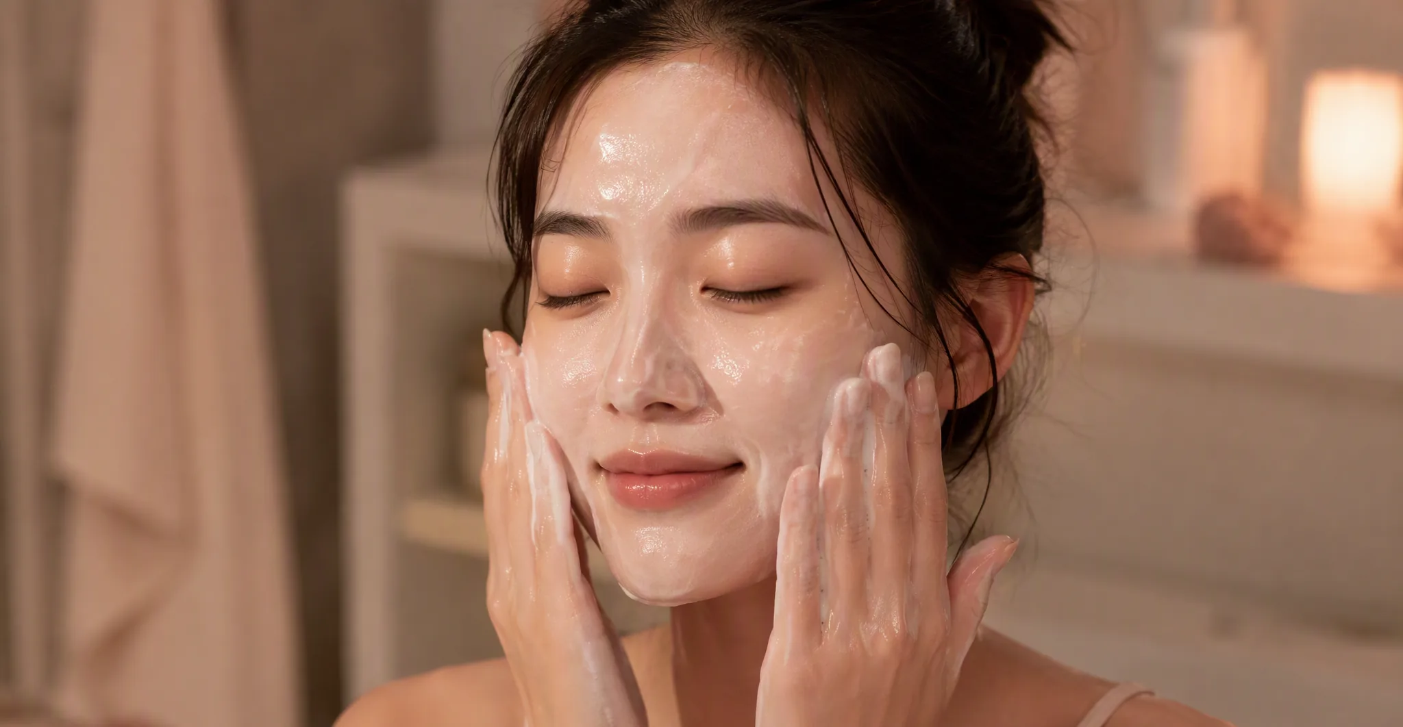 Pastrimi i dyfishtë — hapi i parë i glass skin