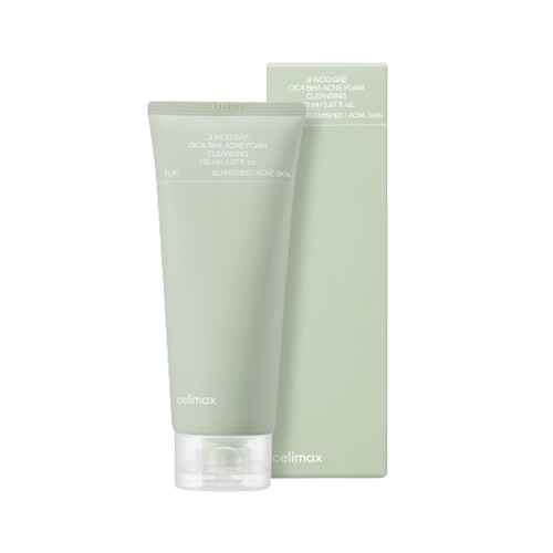Celimax Ji Woo Gae Cica BHA Acne Foam Cleansing