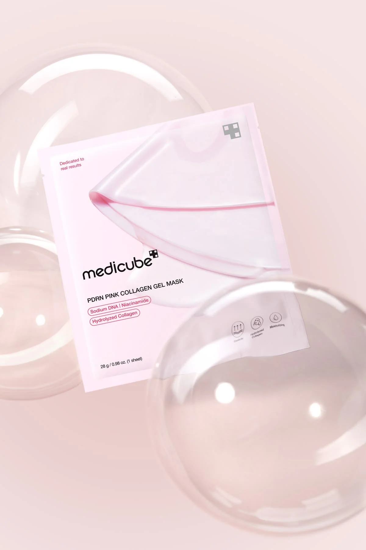 Medicube Pink Collagen Gel Mask — hydrogel që mbetet natën